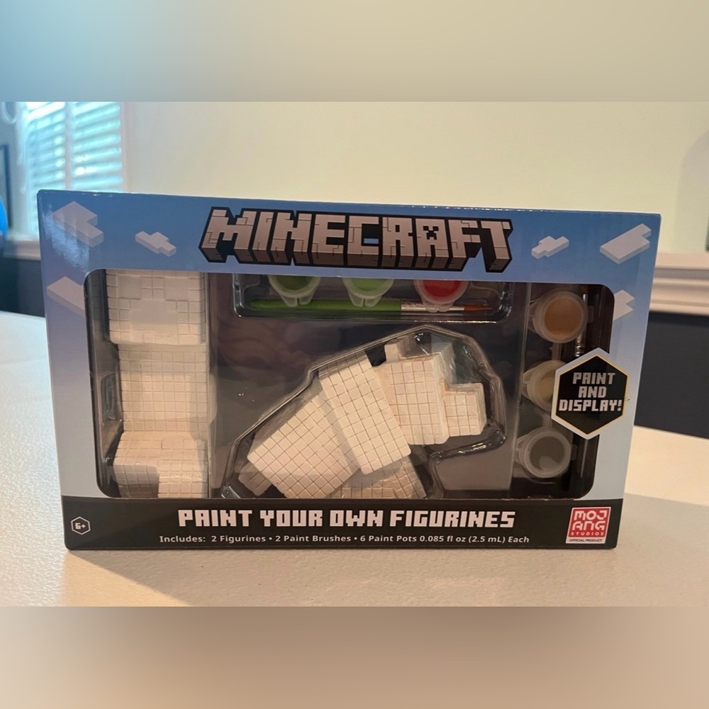 Minecraft Paint Your Own Figurines Set